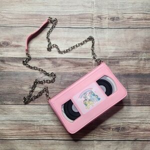 Dolls Kill My Little Pony Nostalgic Bliss VHS Pink Crossbody Bag